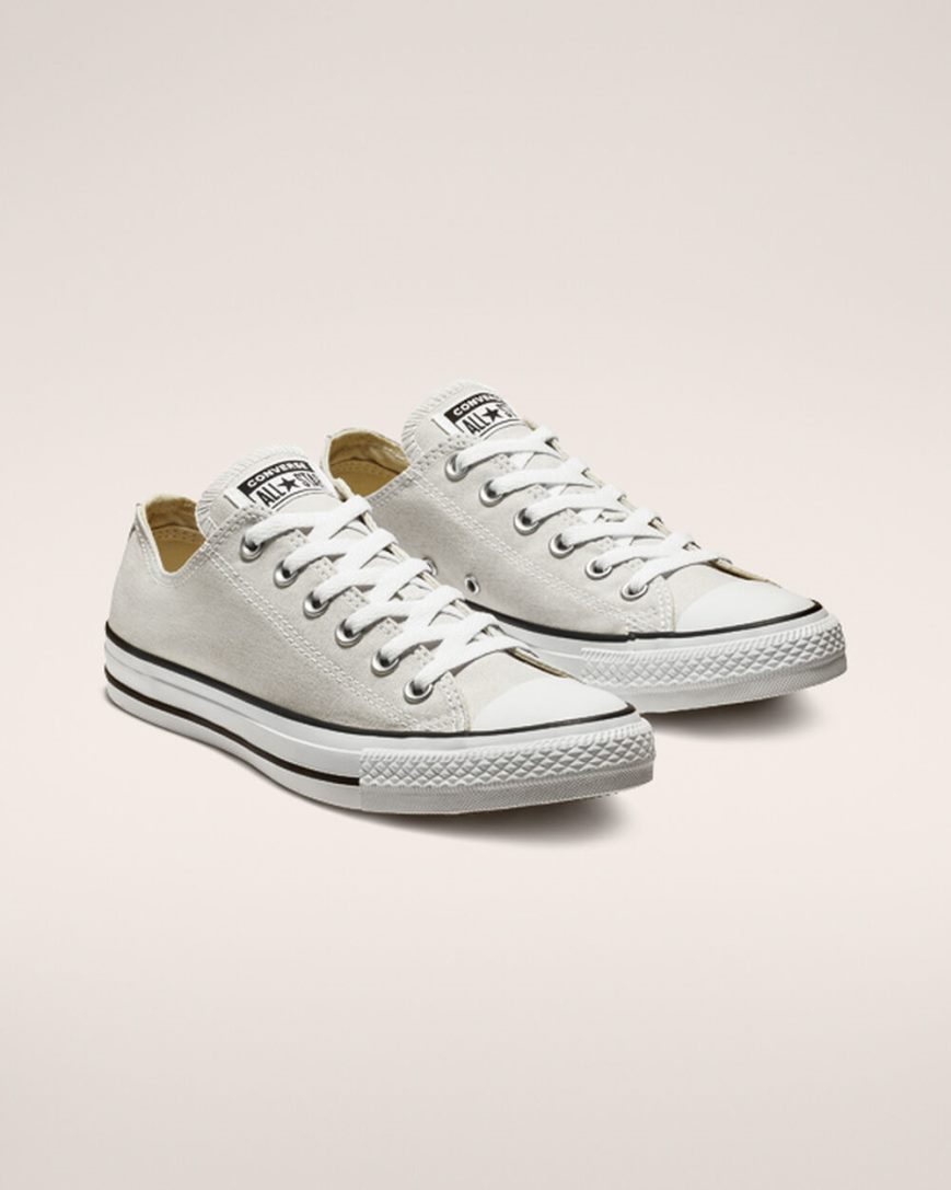 Converse Chuck Taylor All Star Classic Lave Sko Dame Lyse Grå | 982CFMUQA
