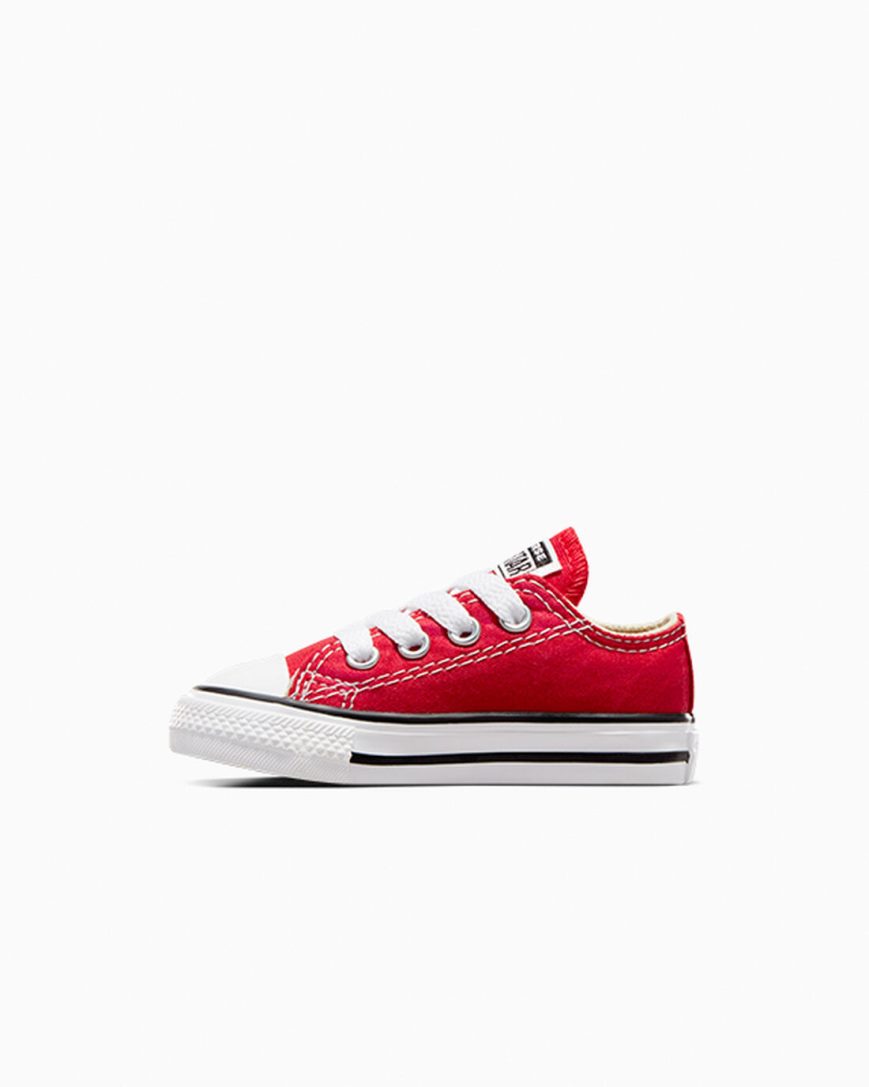 Converse Chuck Taylor All Star Classic Lave Sko Jente Rød | 986STUWBK