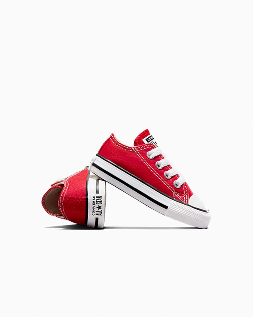 Converse Chuck Taylor All Star Classic Lave Sko Jente Rød | 986STUWBK