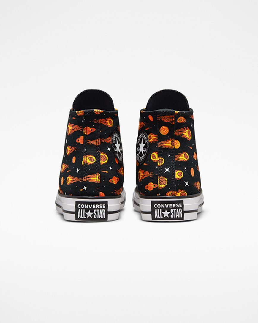 Converse Chuck Taylor All Star Comets Høye Sko Gutt Svarte Hvite | 137HIVOTK