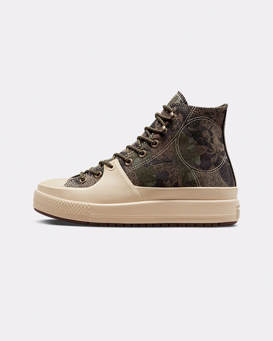 Converse Chuck Taylor All Star Construct Black Joy Høye Sko Herre Olivengrønne Beige | 238JZYHWB