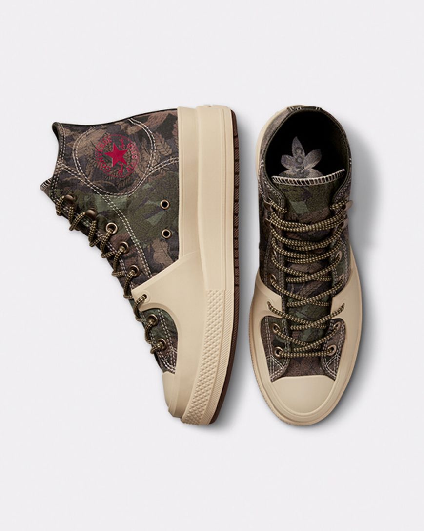 Converse Chuck Taylor All Star Construct Black Joy Høye Sko Herre Olivengrønne Beige | 238JZYHWB