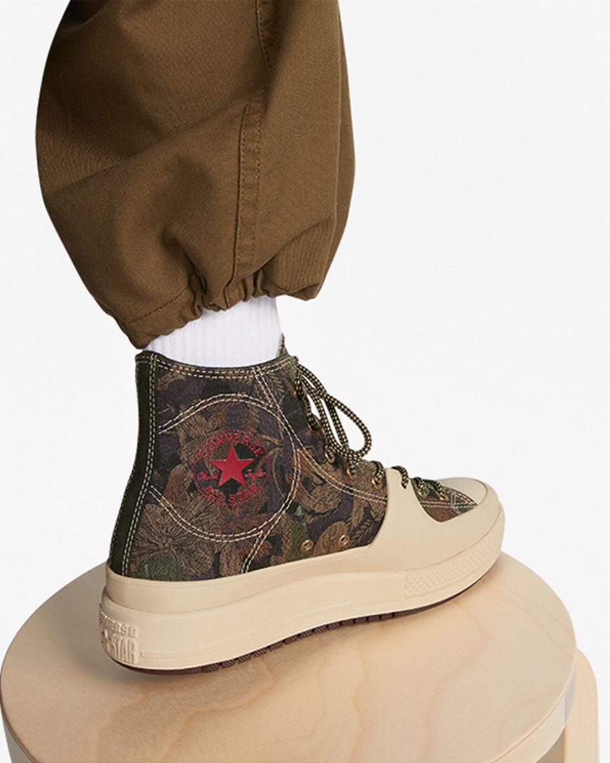 Converse Chuck Taylor All Star Construct Black Joy Høye Sko Herre Olivengrønne Beige | 238JZYHWB