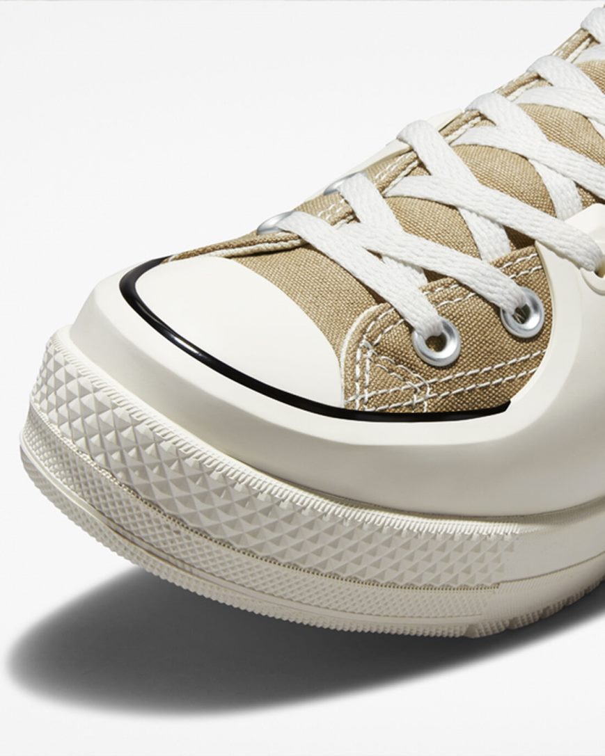 Converse Chuck Taylor All Star Construct Høye Sko Dame Khaki Svarte | 720SRCXOF