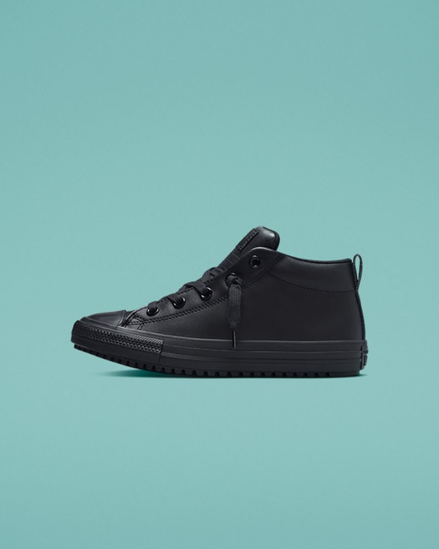 Converse Chuck Taylor All Star Counter Climate Street Boot Høye Sko Jente Svarte | 632VKTOPU