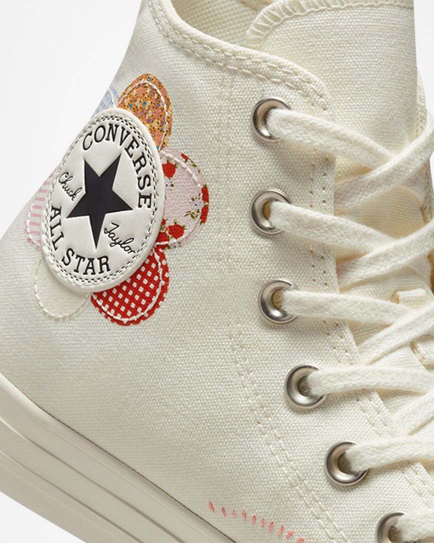 Converse Chuck Taylor All Star Crafted Patchwork Høye Sko Dame Beige Oransje Rosa Svarte | 518FSWRJV