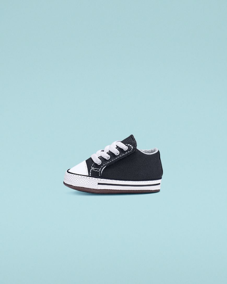 Converse Chuck Taylor All Star Cribster Easy-On Høye Sko Jente Svarte Beige Hvite | 026PEQATZ