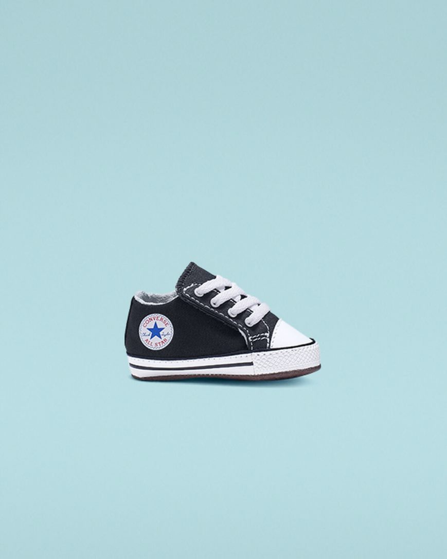 Converse Chuck Taylor All Star Cribster Easy-On Høye Sko Jente Svarte Beige Hvite | 026PEQATZ