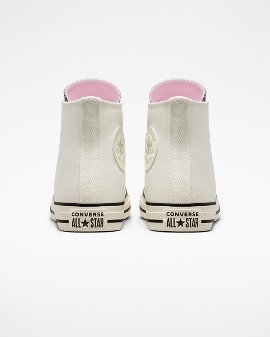 Converse Chuck Taylor All Star Denim Høye Sko Dame Beige Marineblå Olivengrønne | 759MBNAIG
