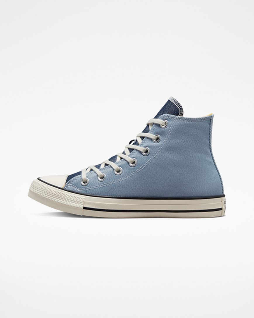 Converse Chuck Taylor All Star Denim Høye Sko Dame Marineblå | 817XVQEPS
