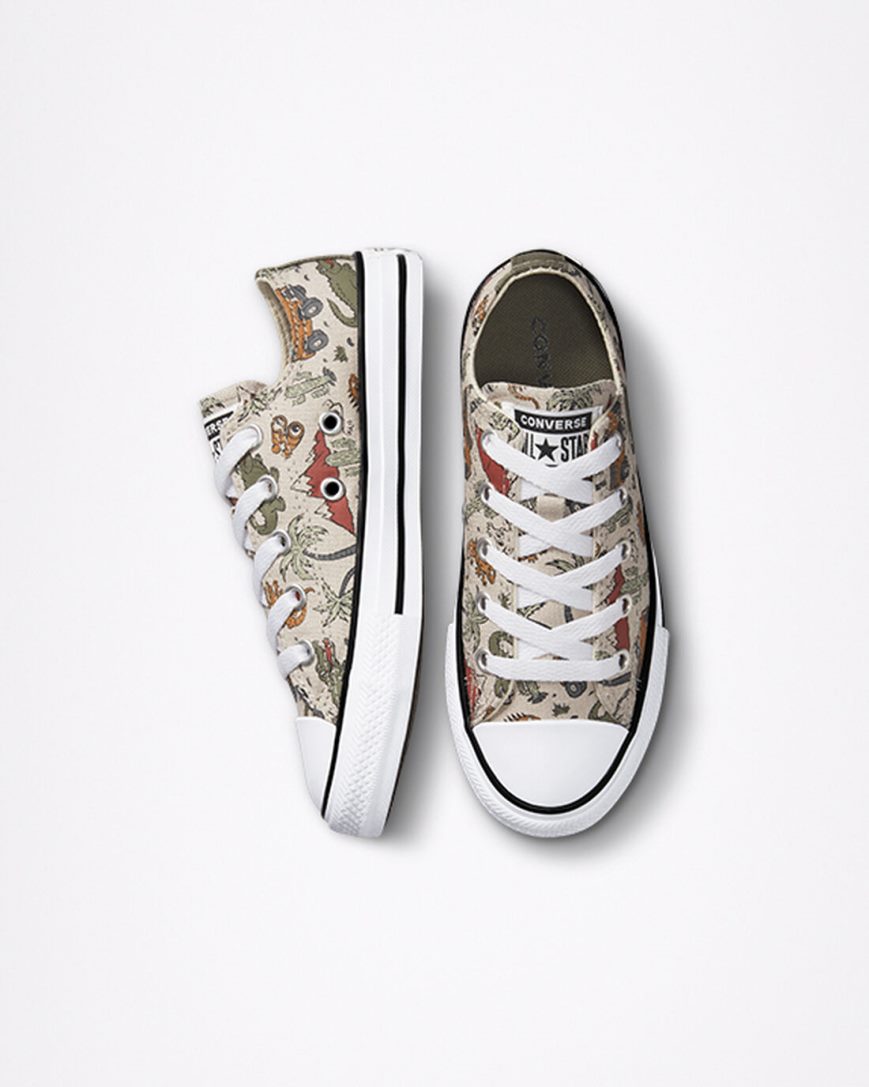 Converse Chuck Taylor All Star Desert Explorer Lave Sko Jente Beige | 062XTAVCE