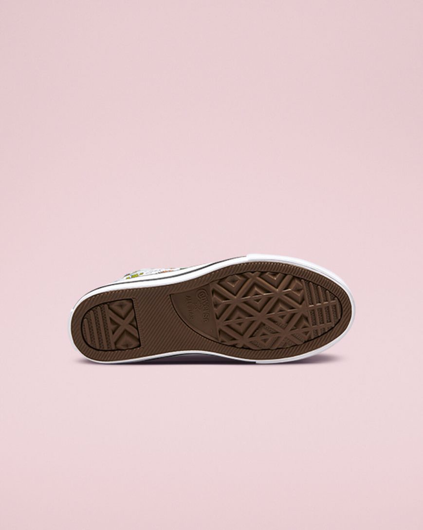 Converse Chuck Taylor All Star Desert Explorer Høye Sko Gutt Hvite Grønn | 974ONIQTG