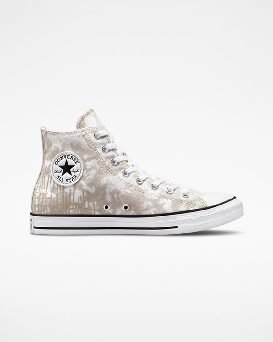 Converse Chuck Taylor All Star Dip Dye Høye Sko Herre Grå Hvite Svarte | 263CPZFNE