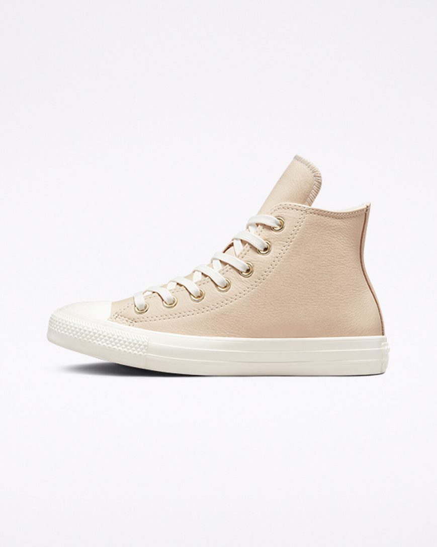 Converse Chuck Taylor All Star Earthy Neutrals Høye Sko Dame Aprikos Lyse Gull | 516KLDAGB