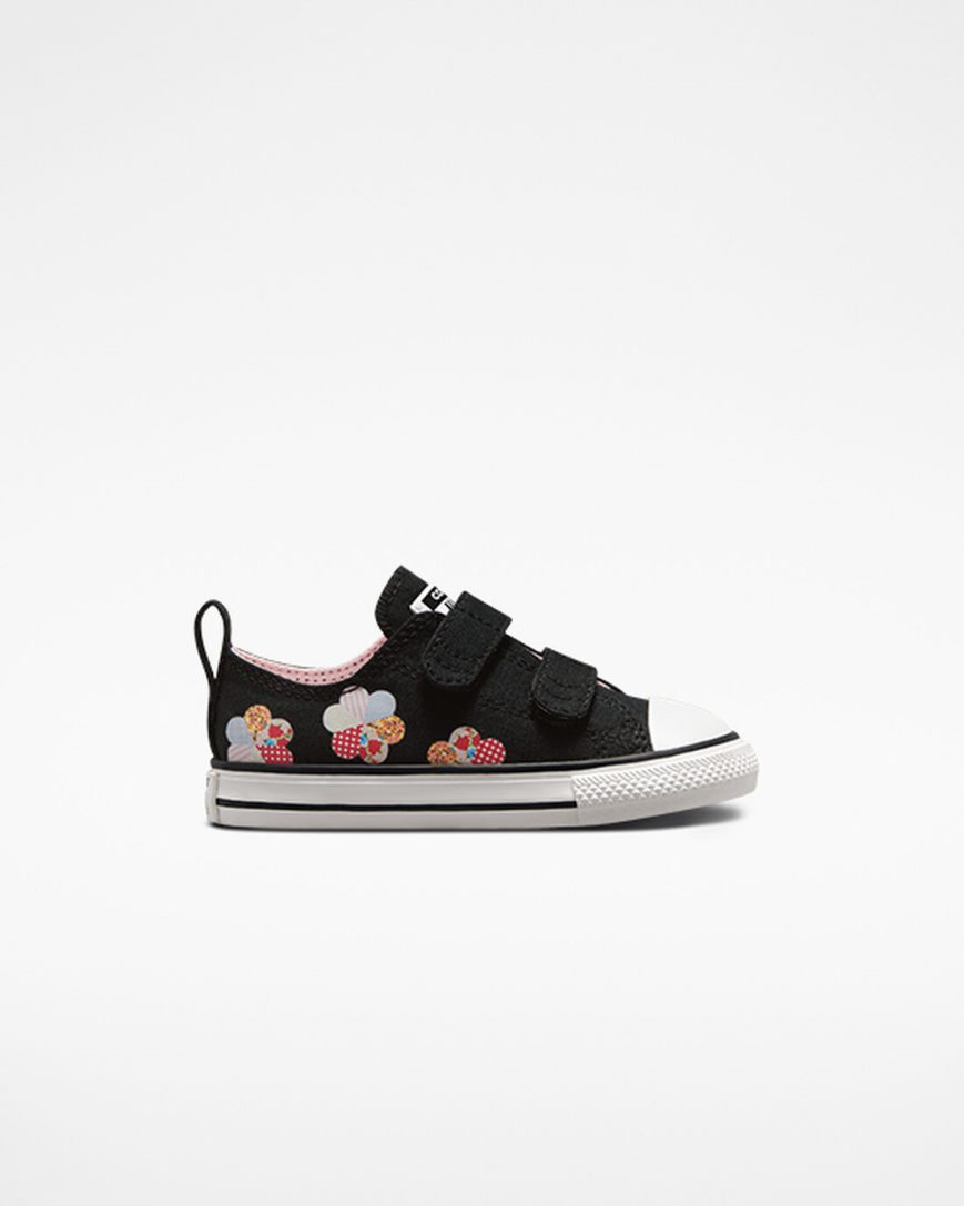 Converse Chuck Taylor All Star Easy-On Crafted Patchwork Lave Sko Jente Svarte Oransje Rosa | 713CLEHQJ