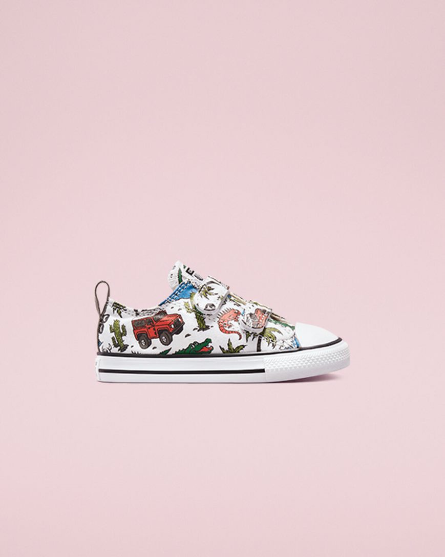 Converse Chuck Taylor All Star Easy-On Desert Explorer Lave Sko Gutt Hvite Grønn | 483OTJYBD