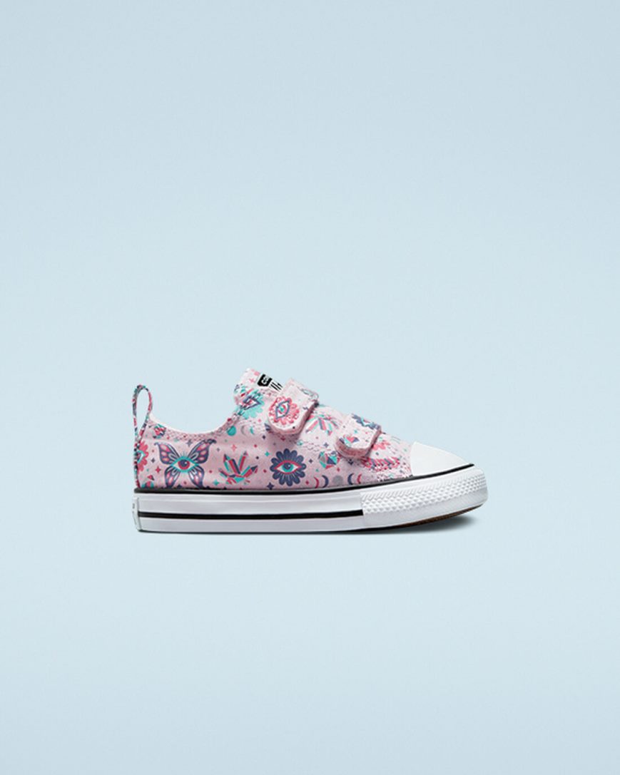 Converse Chuck Taylor All Star Easy-On Mystic Gems Lave Sko Gutt Rosa | 952PMLUOE