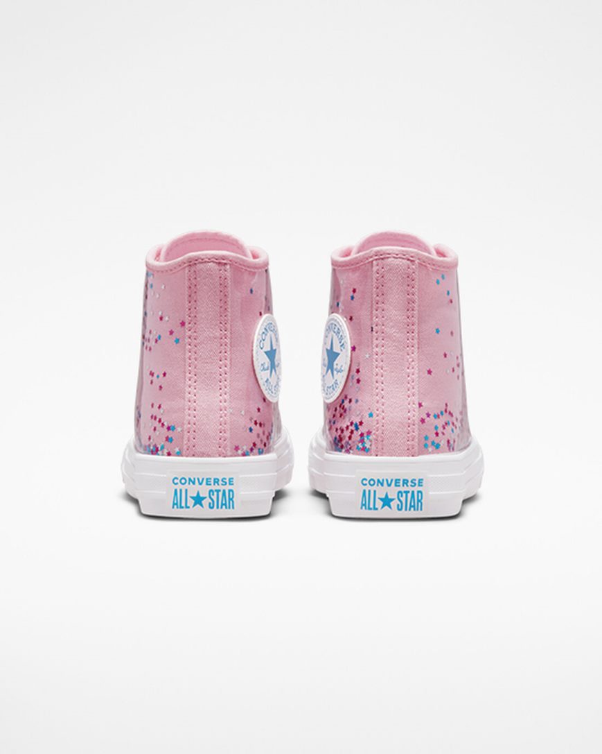 Converse Chuck Taylor All Star Encapsulated Glitter Høye Sko Jente Oransje Rosa Blå | 735RTIACY