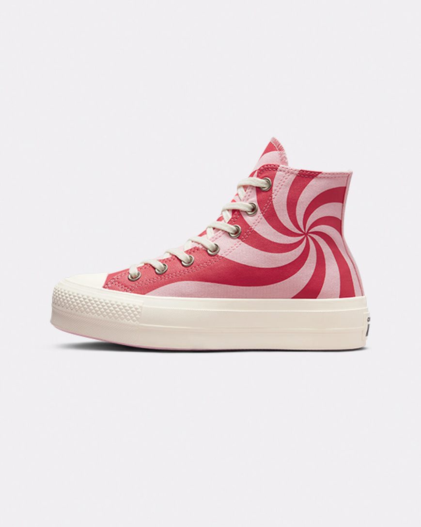 Converse Chuck Taylor All Star Lift Color Candy Høye Platform Sko Dame Oransje Rosa | 268MXKTZC