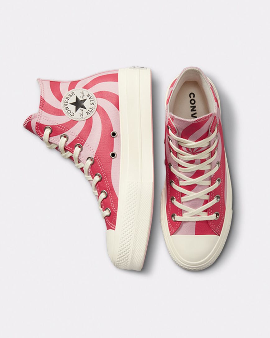 Converse Chuck Taylor All Star Lift Color Candy Høye Platform Sko Dame Oransje Rosa | 268MXKTZC
