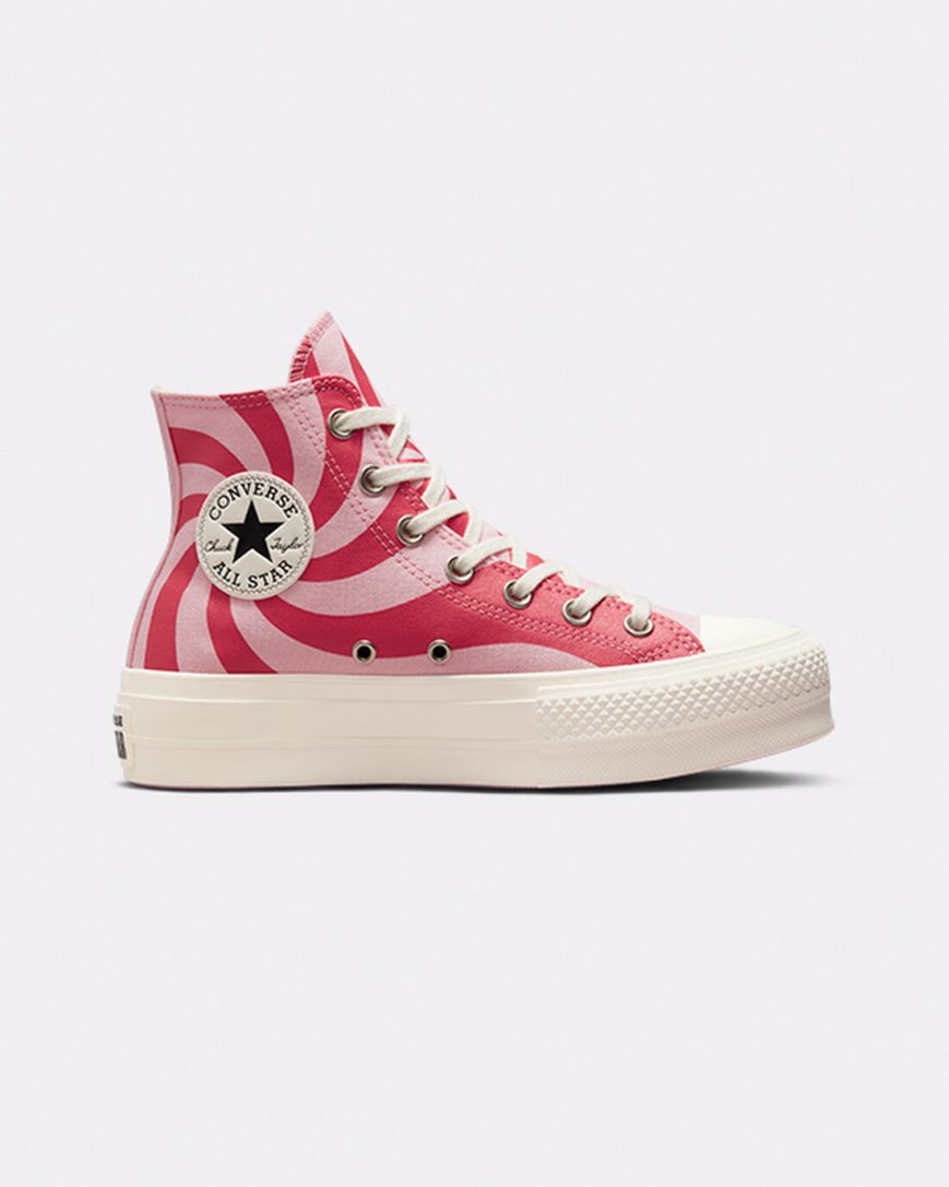 Converse Chuck Taylor All Star Lift Color Candy Høye Platform Sko Dame Oransje Rosa | 268MXKTZC