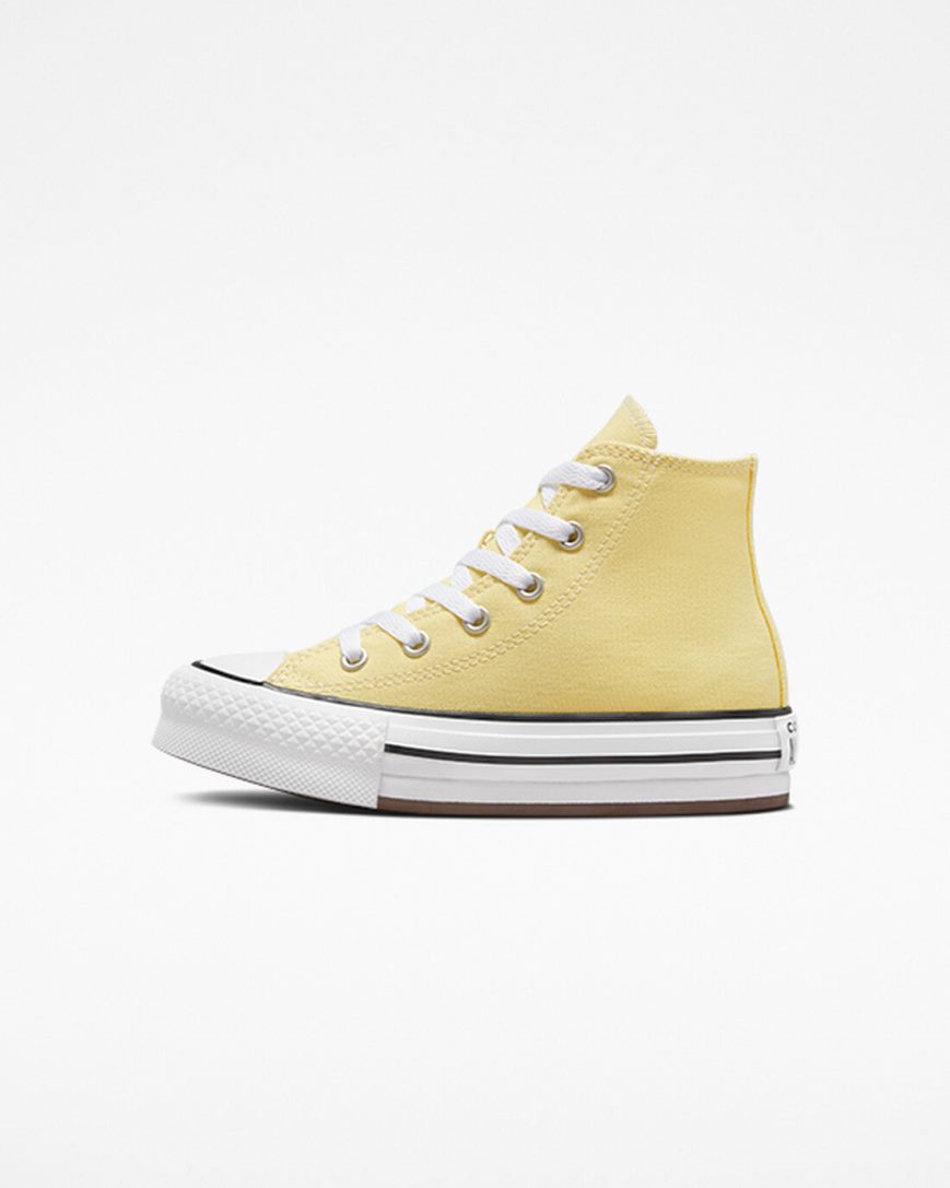 Converse Chuck Taylor All Star Lift Høye Platform Sko Gutt Oransje Hvite Svarte | 108VIOLUB