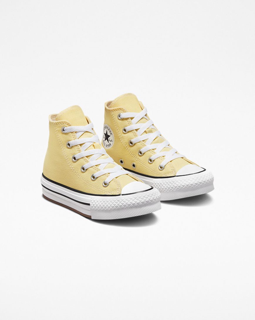 Converse Chuck Taylor All Star Lift Høye Platform Sko Gutt Oransje Hvite Svarte | 108VIOLUB