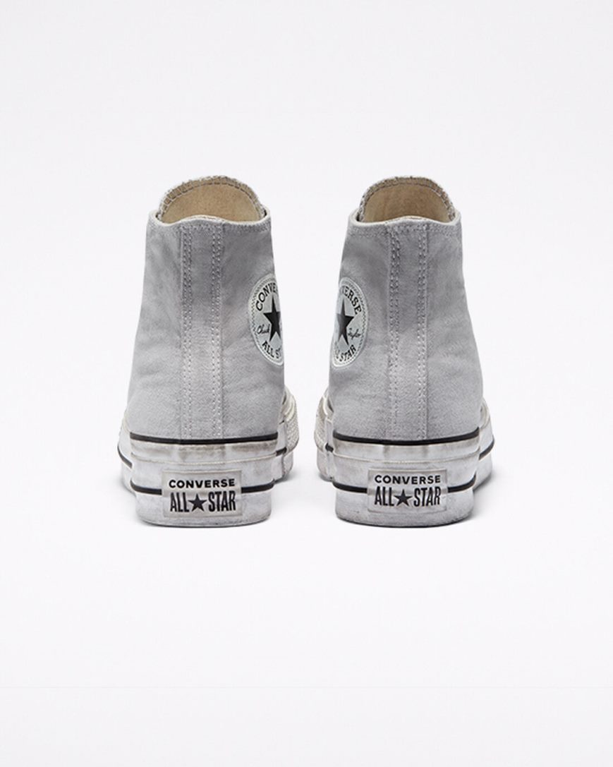 Converse Chuck Taylor All Star Lift Smoked Canvas Høye Platform Sko Herre Grå | 945DRFQHZ