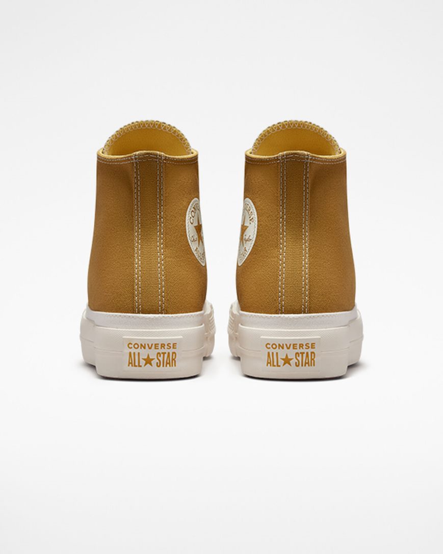 Converse Chuck Taylor All Star Lift Tonal Canvas Høye Platform Sko Dame Oransje Gul | 694EDFPCL