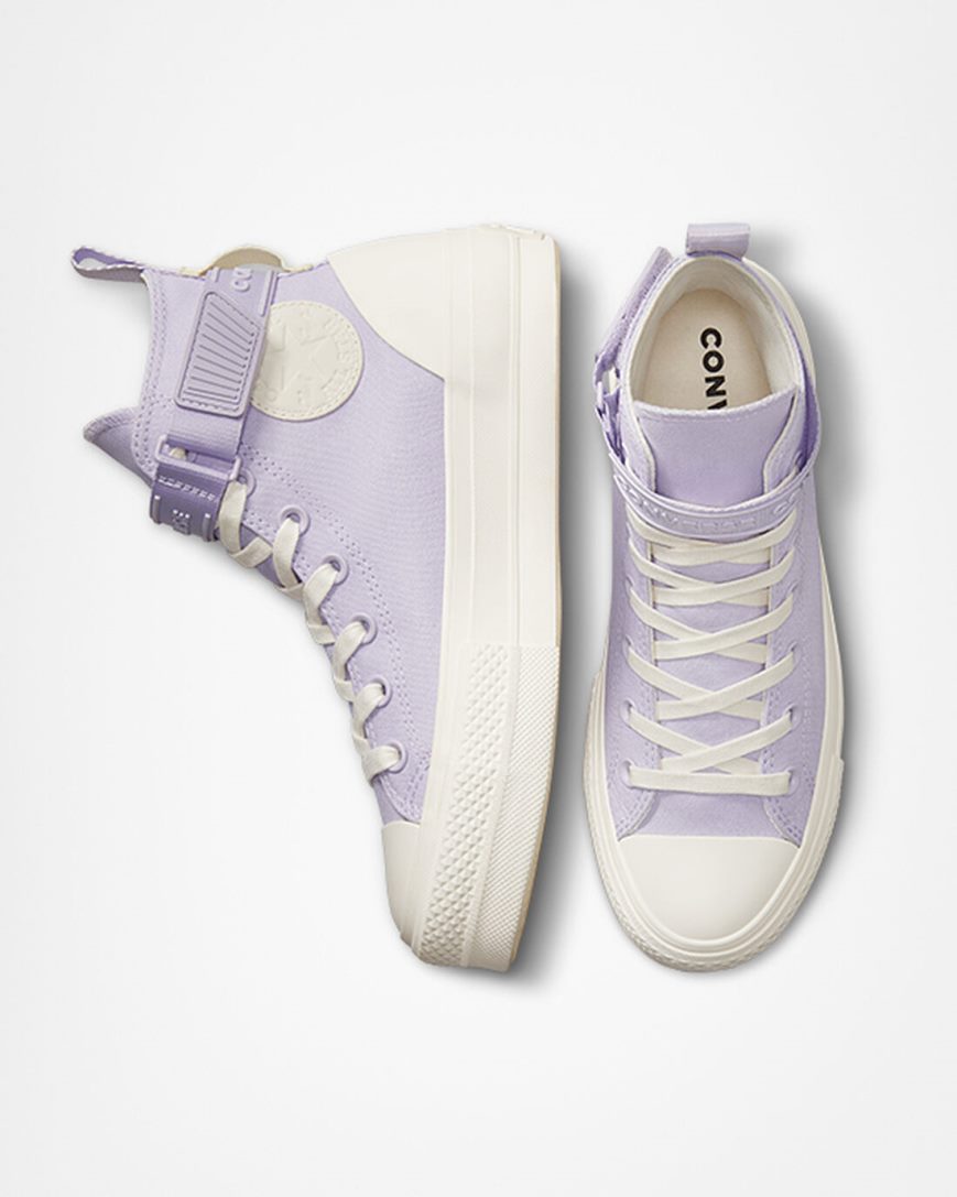 Converse Chuck Taylor All Star Lift Utility Reima Høye Platform Sko Dame Lilla Lilla | 984SFBTVP