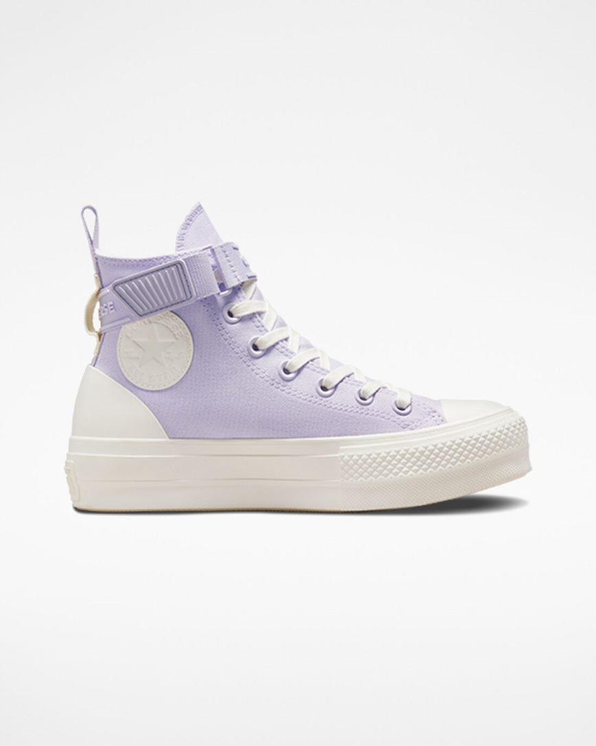 Converse Chuck Taylor All Star Lift Utility Reima Høye Platform Sko Dame Lilla Lilla | 984SFBTVP