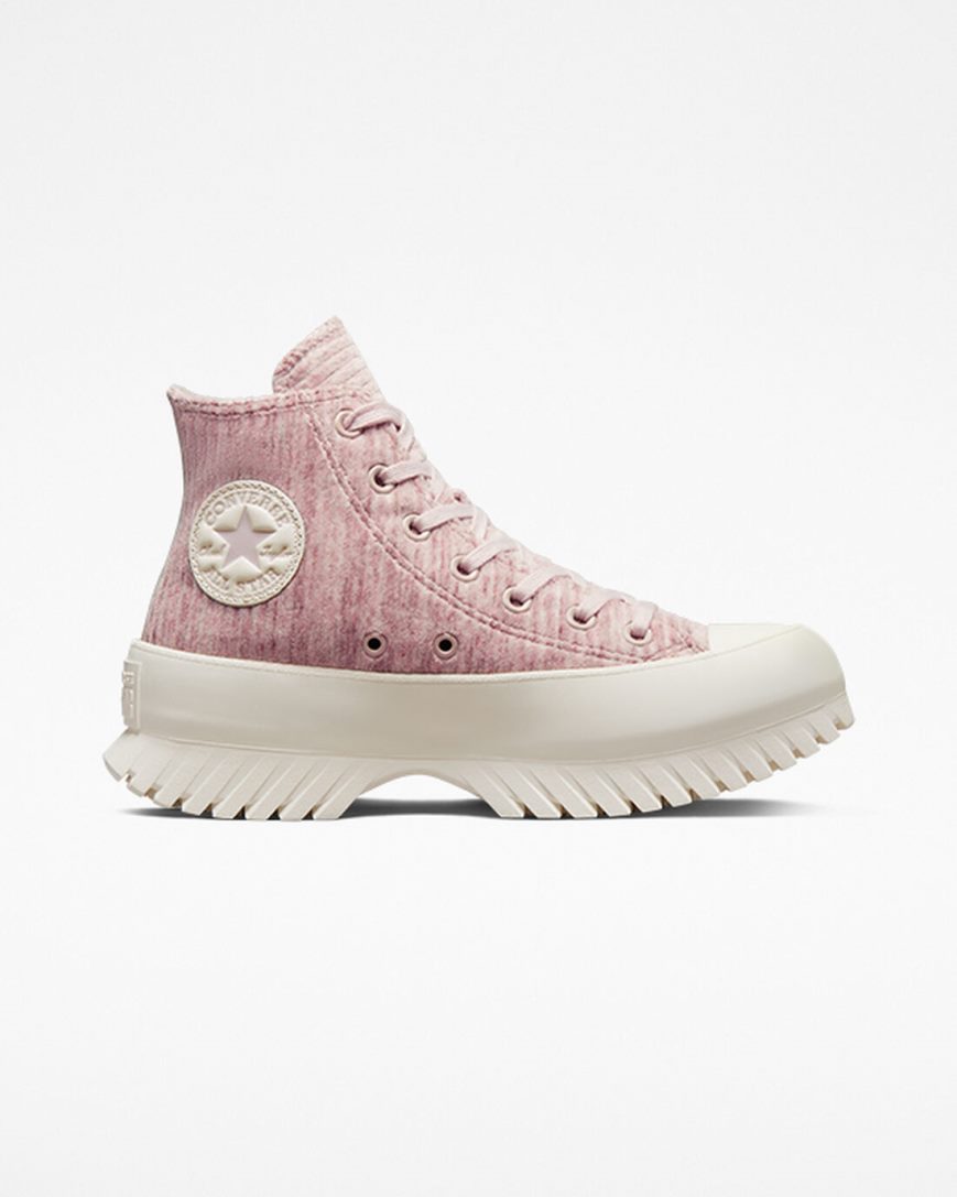 Converse Chuck Taylor All Star Lugged 2.0 Velour Høye Sko Dame Grå | 251QKCLWE