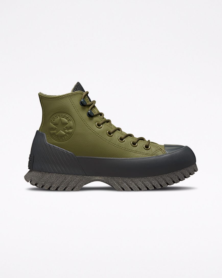 Converse Chuck Taylor All Star Lugged 2.0 Counter Climate Høye Støvler Herre Olivengrønne Grå Svarte | 374LNUQGC