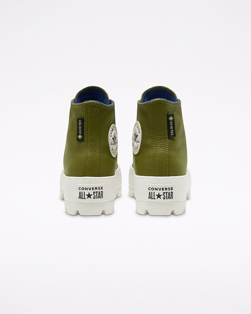 Converse Chuck Taylor All Star Lugged Vinter Høye Sko Dame Mørke Olivengrønne Marineblå | 358IEQBOA