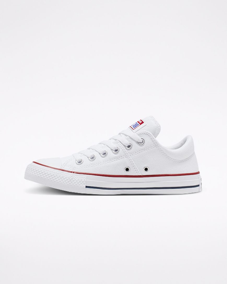 Converse Chuck Taylor All Star Madison Lave Sko Dame Hvite | 346BGKHJU