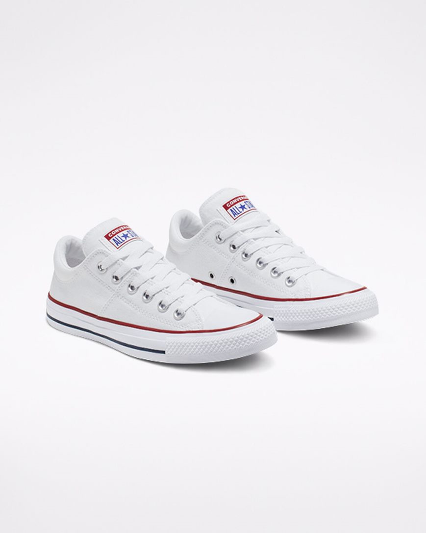 Converse Chuck Taylor All Star Madison Lave Sko Dame Hvite | 346BGKHJU