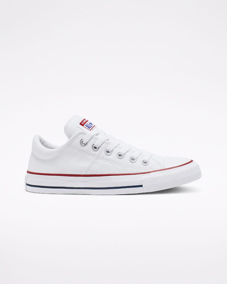 Converse Chuck Taylor All Star Madison Lave Sko Dame Hvite | 346BGKHJU