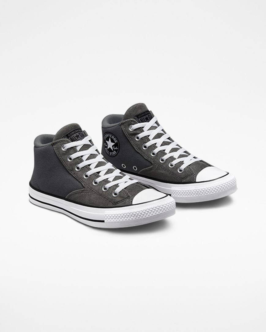 Converse Chuck Taylor All Star Malden Street Workwear Høye Sko Herre Grå Svarte Hvite | 325ERSHKB