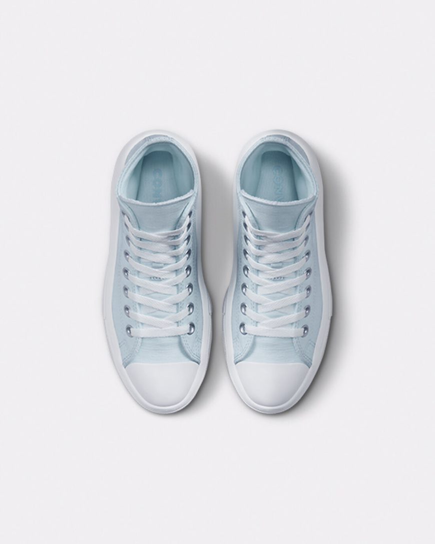 Converse Chuck Taylor All Star Move Cloud Patch Høye Platform Sko Jente Blå | 398CTYOIX
