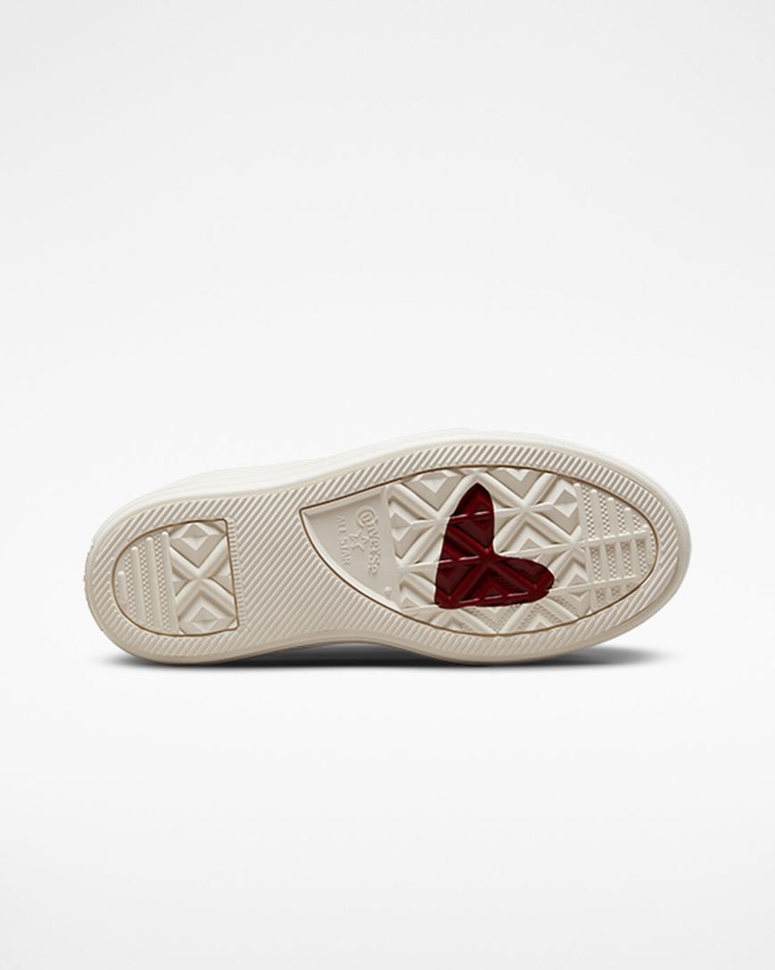 Converse Chuck Taylor All Star Move Hearts Høye Platform Sko Dame Oransje Rosa | 736ATRJCE