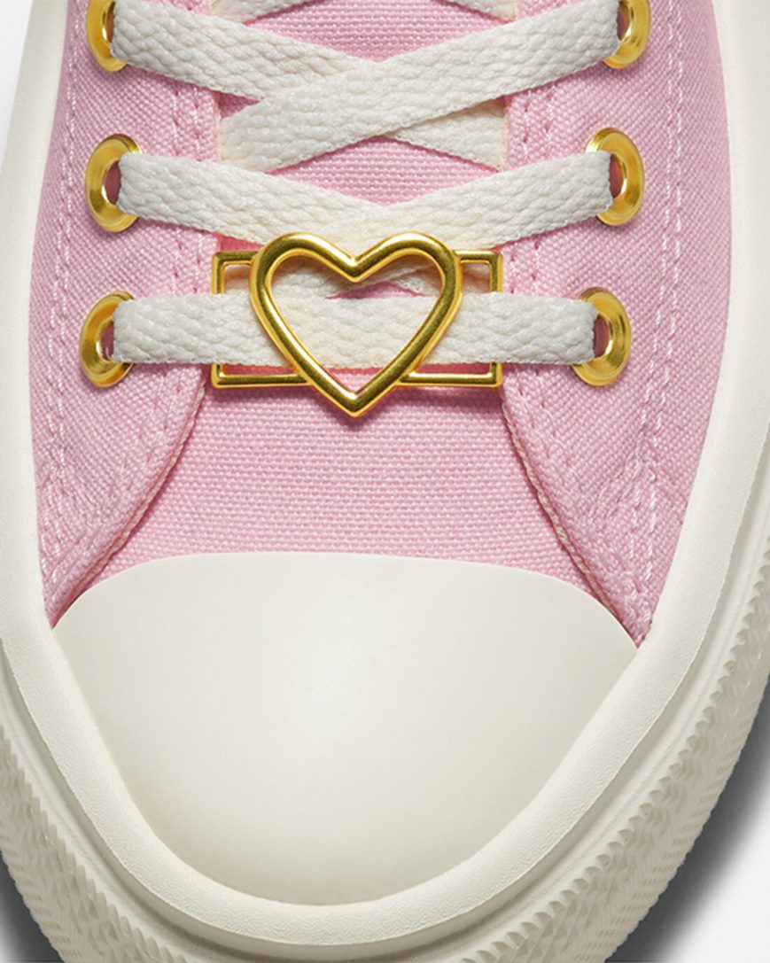 Converse Chuck Taylor All Star Move Hearts Høye Platform Sko Dame Oransje Rosa | 736ATRJCE