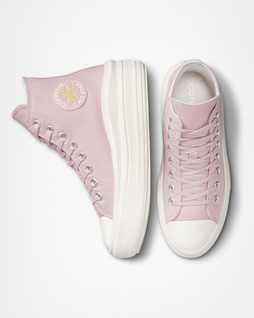 Converse Chuck Taylor All Star Move Høye Platform Sko Dame Grå Sitron | 049AVRSHW