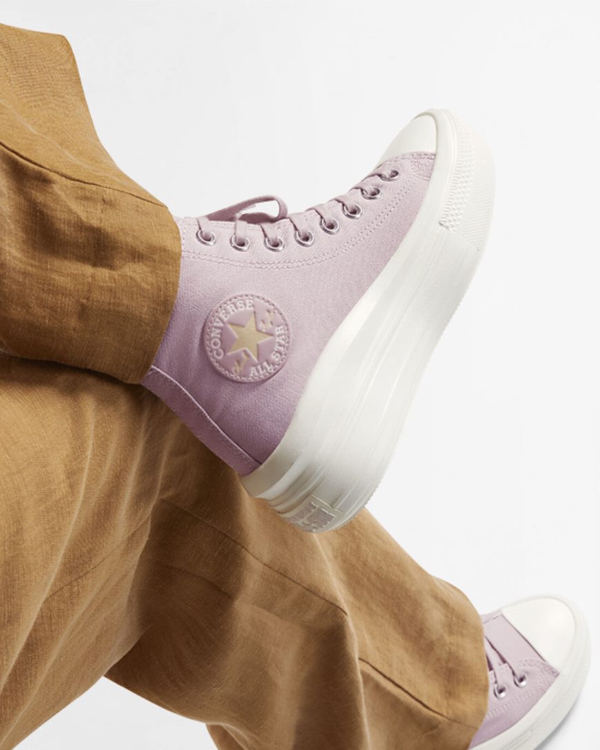 Converse Chuck Taylor All Star Move Høye Platform Sko Dame Grå Sitron | 049AVRSHW
