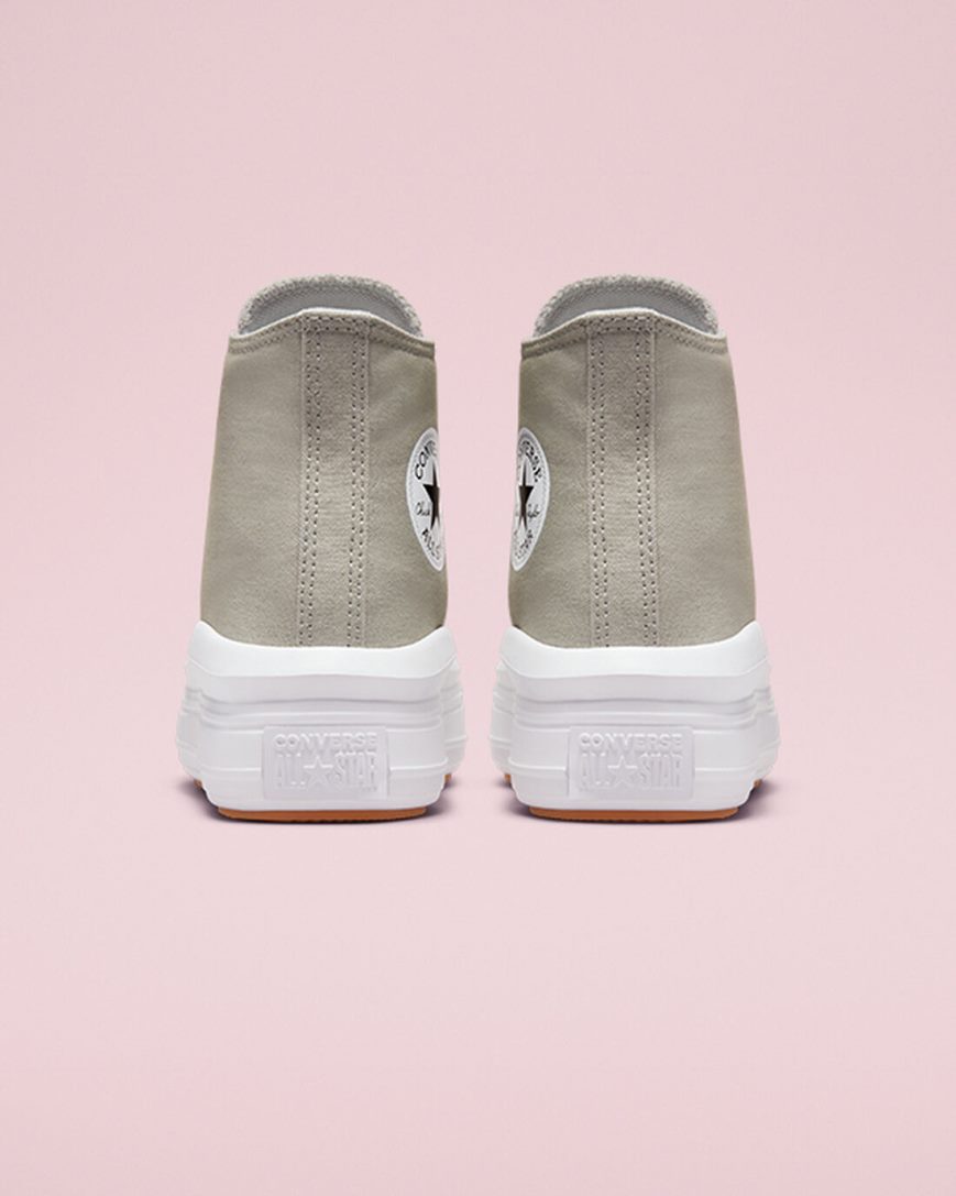 Converse Chuck Taylor All Star Move Høye Platform Sko Dame Olivengrønne Hvite | 862YOIHFJ