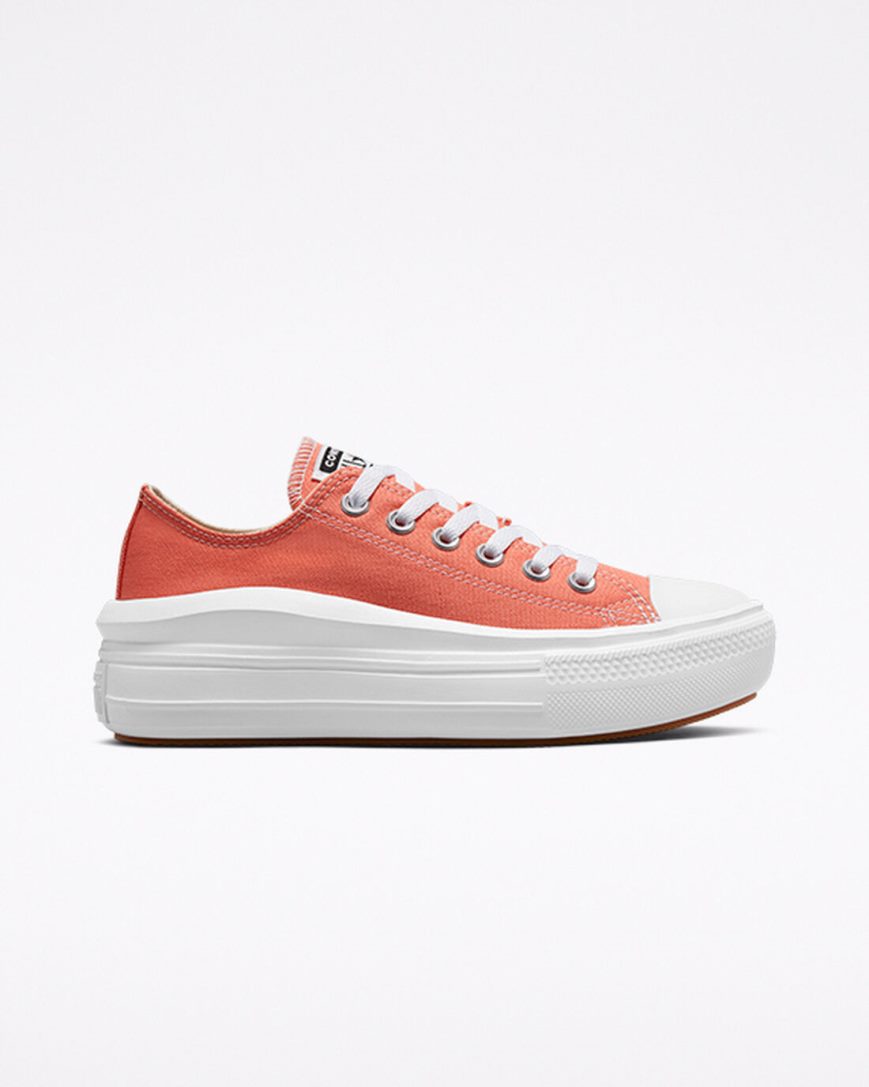 Converse Chuck Taylor All Star Move Lave Platform Sko Dame Oransje Hvite | 741EUYXRN