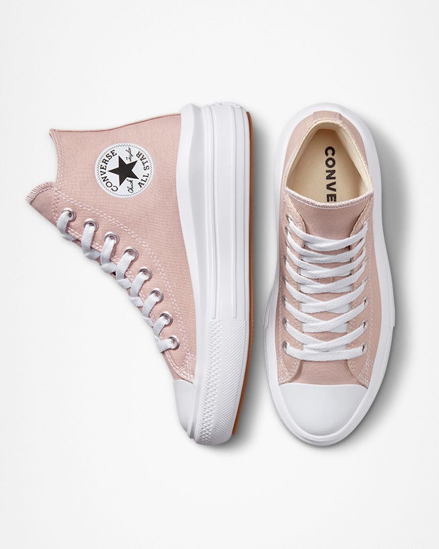 Converse Chuck Taylor All Star Move Seasonal Color Høye Platform Sko Dame Grå Hvite | 524NVMJET