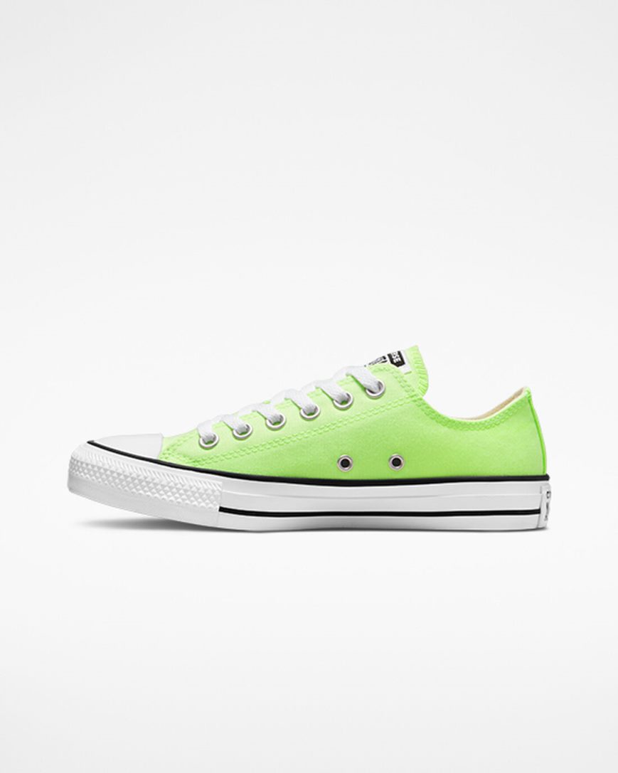 Converse Chuck Taylor All Star Neon Lave Sko Herre Grønn Hvite Svarte | 934NFYJZR