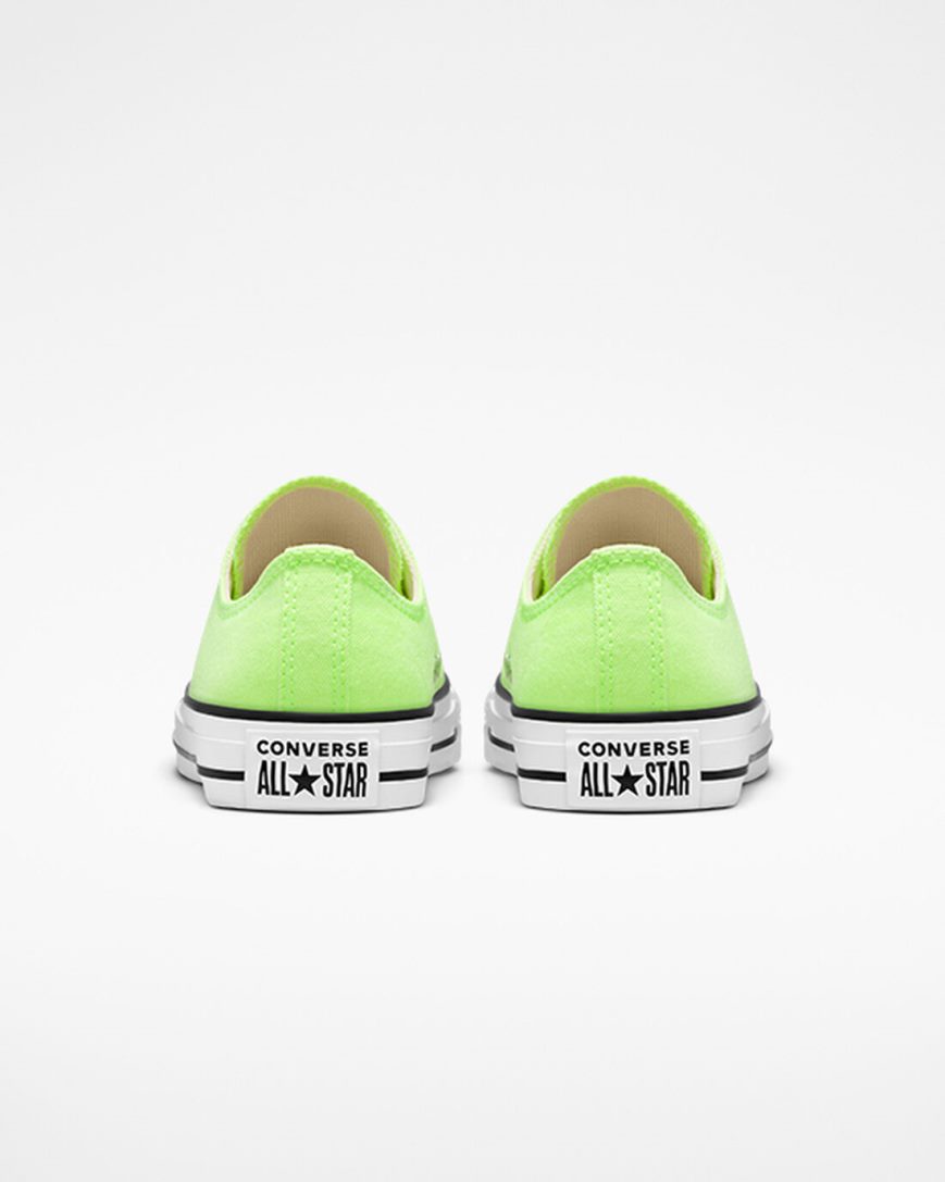 Converse Chuck Taylor All Star Neon Lave Sko Herre Grønn Hvite Svarte | 934NFYJZR