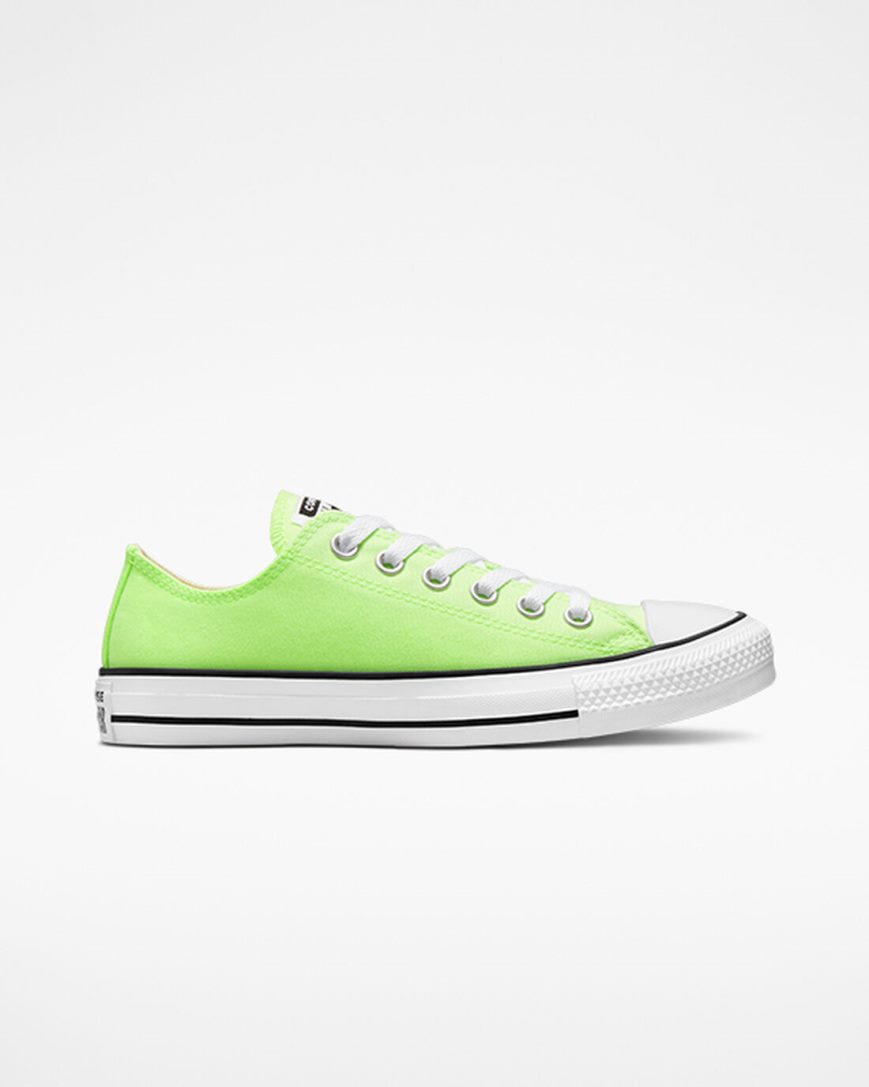Converse Chuck Taylor All Star Neon Lave Sko Herre Grønn Hvite Svarte | 934NFYJZR