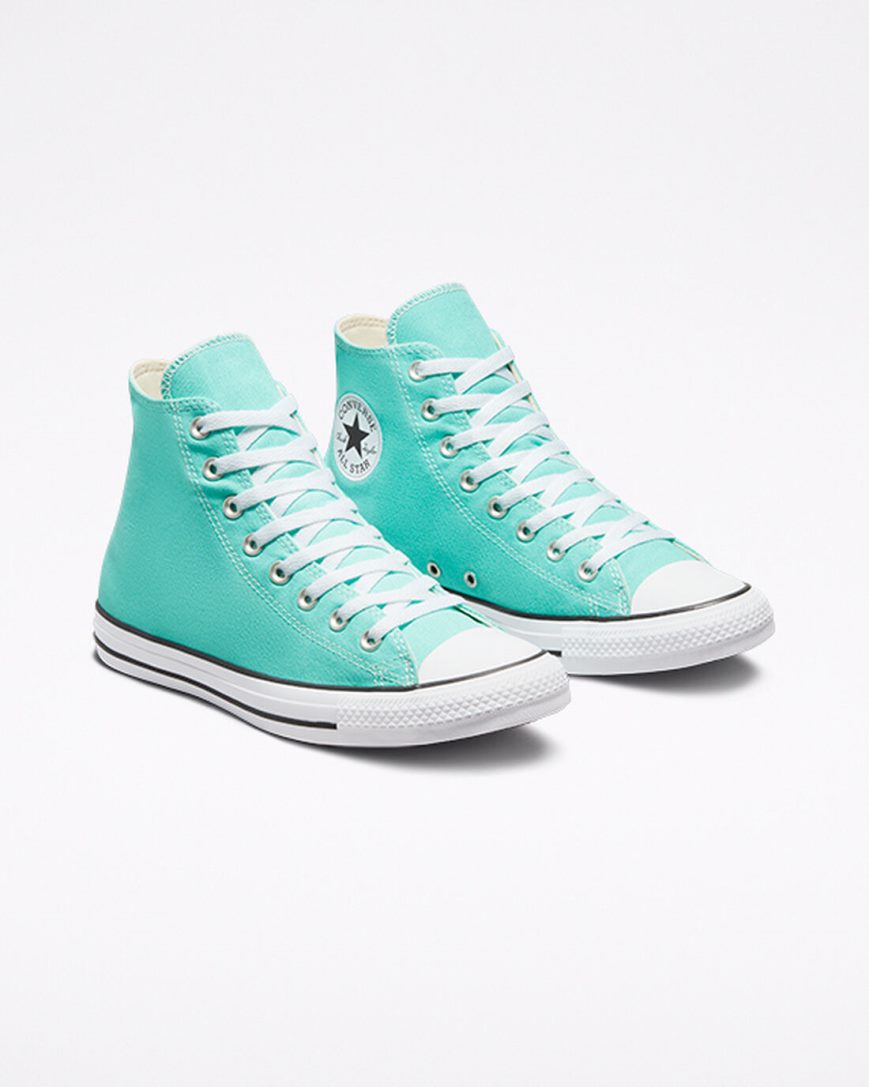 Converse Chuck Taylor All Star Seasonal Color Høye Sko Dame Lyse Turkis | 167GSVTIW
